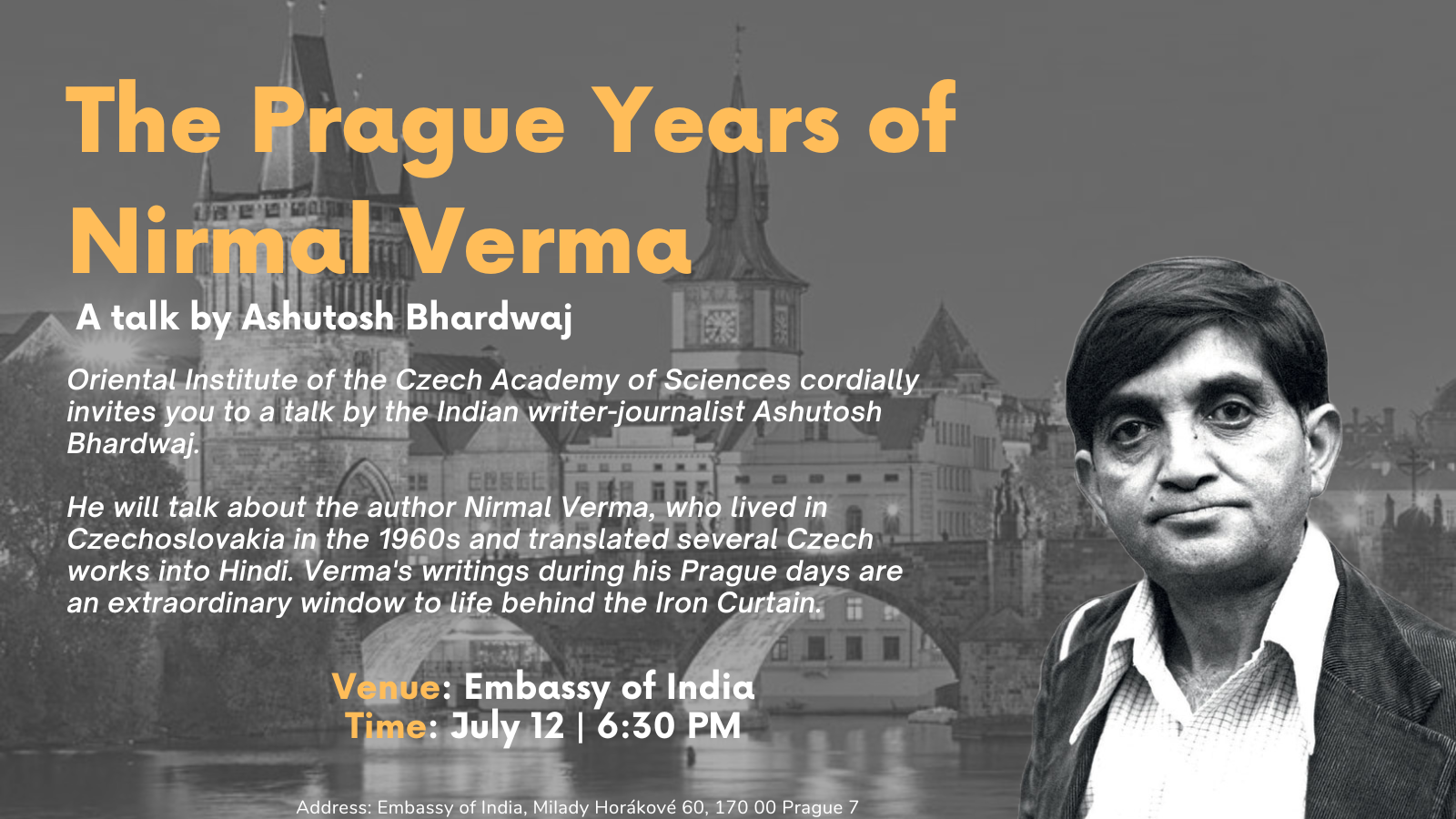 Nirmal Varma invitation